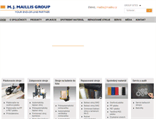 Tablet Screenshot of maillis.cz